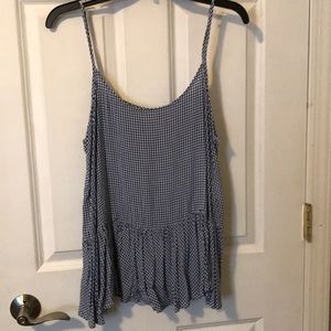 Peplum Tank Top.